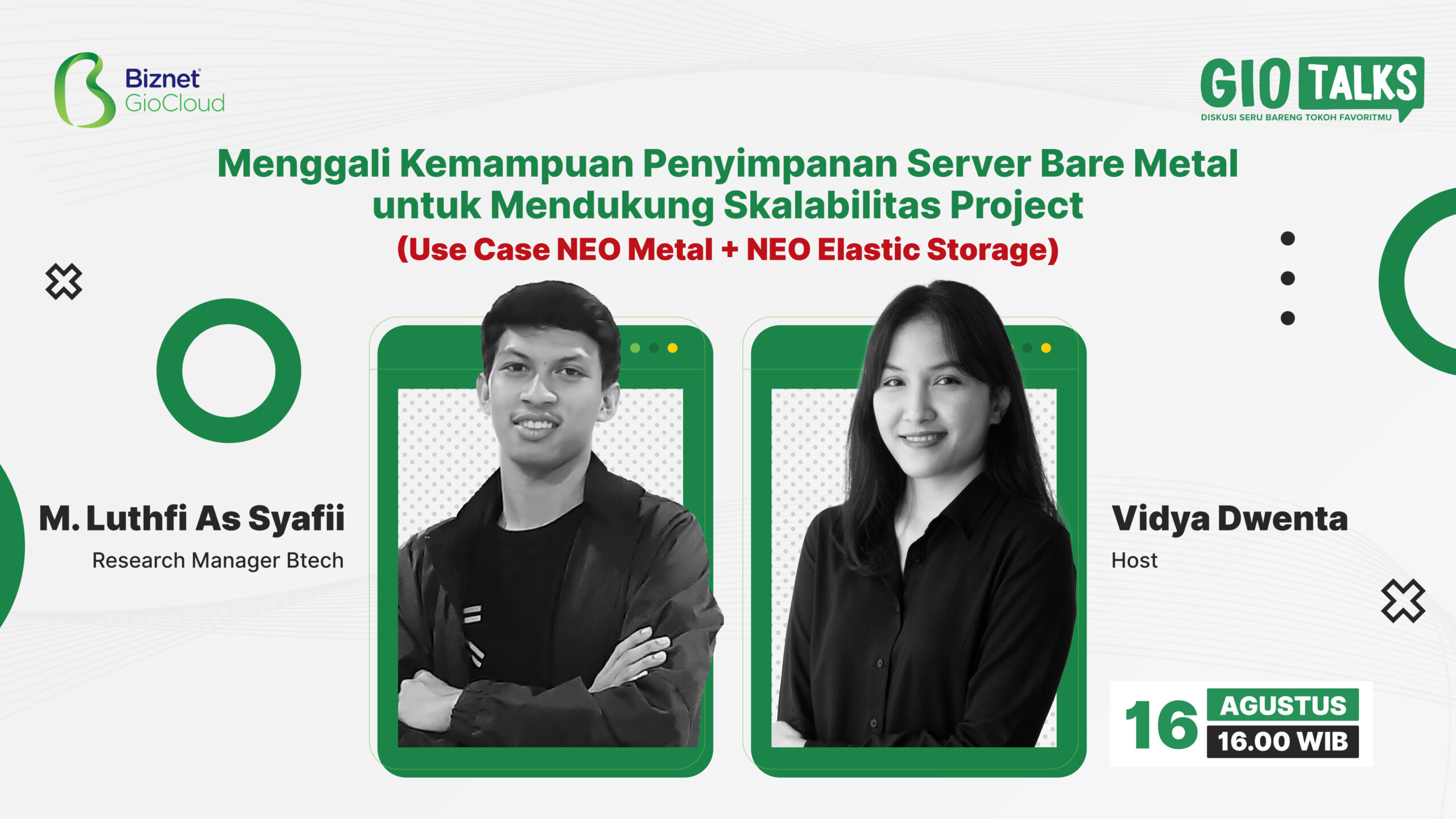 Menggali Kemampuan Penyimpanan Server Bare Metal untuk Mendukung Skalabilitas Project #GIOTalks