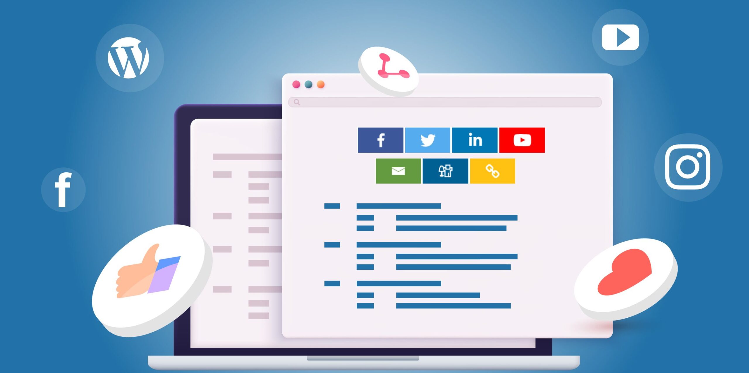 5 Plugin Sosial Media Populer yang Banyak Digunakan di WordPress